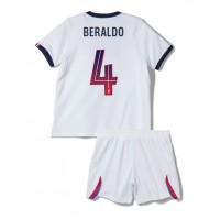 Fotbalové Dres Paris Saint-Germain Lucas Beraldo #4 Dětské Venkovní 2026-27 Krátký Rukáv (+ trenýrky)
